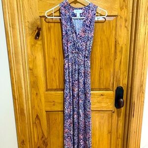 Maternity Sleeveless Maxi Dress